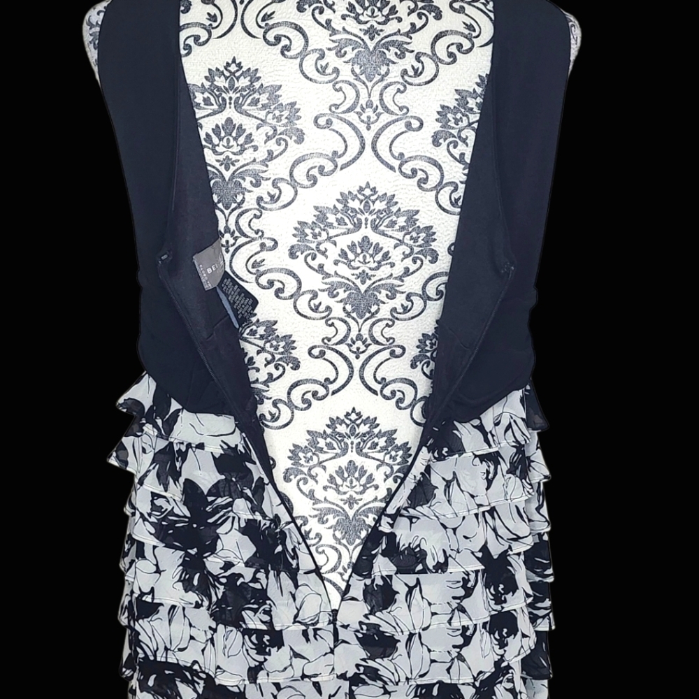 BELLISSIMA Black & White Cocktail Dress - 16 - Picture 7 of 9
